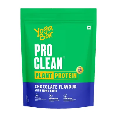 Yogabar Protien powder plant based Chocolate flavour 500g Plant-Based Protein