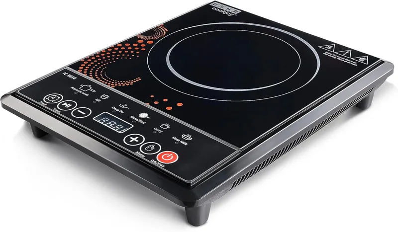 Usha Cook Joy (3616) 1600-Watt Induction Cooktop (Black), Sealed, 1 Burner