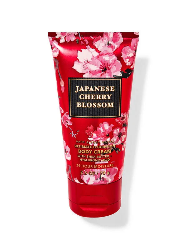 Bath & Body Works Japanese Cherry Blossom Travel Size Ultimate Hydration Body Cream - 70g