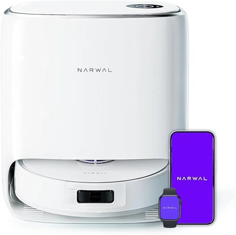 NARWAL Freo X Ultra 2.0 Robot Vacuum & Mop Combo, 12000Pa Suction, Auto Mop Drying/Washing, Zero-Tangling, DirtSense™, Maintenance-Free Base, 3D Mapping, Google Home, Alexa, Siri Compatible 2026