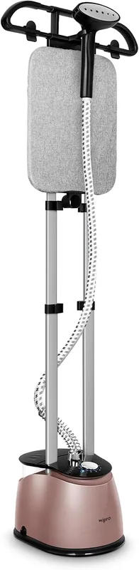 Wipro Elato GST 204 Standing Garment Steamer | 2.2L Water Tank | 10 Heat Settings | Adjustable Steam FLow | Adjustable Iron Board | Horizontal And vertical Ironing | SteamOutput 42 g/min|2000 Watts