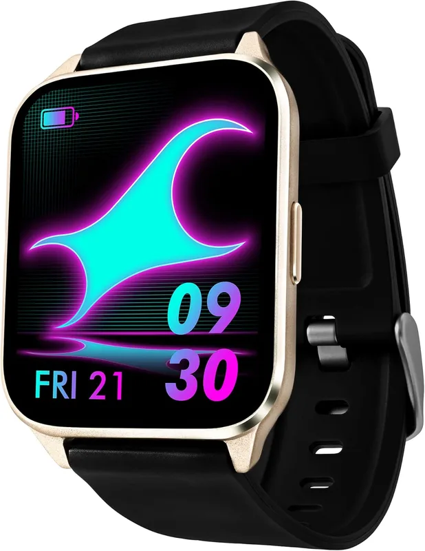 Fastrack Reflex Beat+ 1.69” UltraVU Display|500 Nits Brightness|60 Sports Modes|24 * 7 Heart Rate Monitor|SpO2 Monitor|Sleep Tracker|IP68 Water Resistant|Music & Camera Control