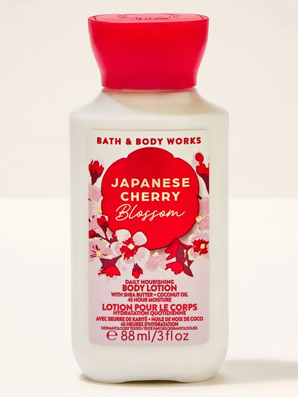 Bath & Body Works Japanese Cherry Blossom Body Lotion with Shea Butter - 88 ml