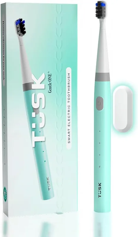 Tusk Smart Electric Toothbrush with Magnetic Wall Mount | India’s 1st Clutter-Free Brush | Sonic Technology, 3 Modes | USB-C Rechargeable | 30-Day Battery | Waterproof (IPX7) | 1-Year Warranty