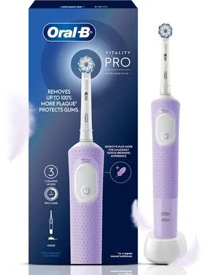 Oral-B Vitality Pro with 3 Brushing Modes, ProTimer,Sensitive Plus Rotating Electric Toothbrush