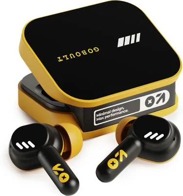 GOBOULT Tenet 75Hrs Battery, App Support, Dual Pairing, Quad Mic ENC, Boosted Bass, 5.4v Bluetooth