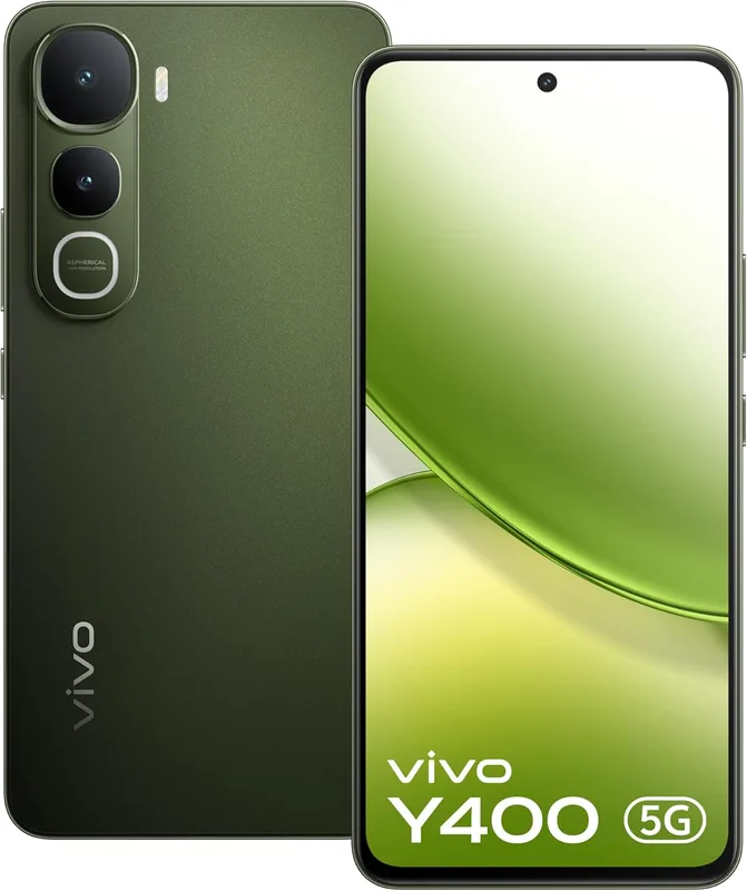 vivo Y400 5G (Dynamic Green, 8GB RAM, 128GB Storage) with No Cost EMI/Additional Exchange Offers
