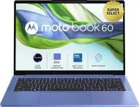 MOTOROLA Motobook 60 Full Metal 2.8K OLED (i7 14th Gen) Intel Core 7 Series 2 240H - (16 GB/1 TB SSD/Windows 11 Home) 14IRH10R Thin and Light Laptop