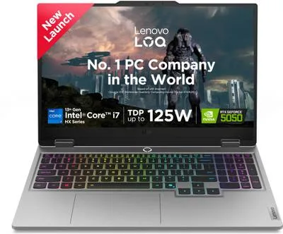 Lenovo LOQ 2025 Intel Core i7 13th Gen 13700HX - (16 GB/1 TB SSD/Windows 11 Home/8 GB Graphics/NVIDIA GeForce RTX 5050) LoQ 15IRX10 Gaming Laptop