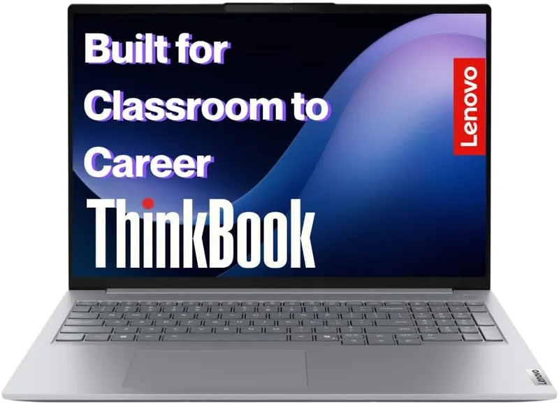 Lenovo ThinkBook 16, Intel Core Ultra 5 225U, 16GB RAM, 1TB SSD, WUXGA IPS 16”(40.64cm), Windows 11 Home, Arctic Grey, 1.7Kg, 21SKA0FTIG, Fingerprint, Backlit, 300 Nits, 1Y Warranty, AI Powered Laptop