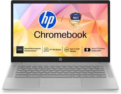 HP Chromebook MediaTek Kompanio 540 - (4 GB/128 GB SSD/Chrome OS) Chromebook 14a-nm0004MU Chromebook