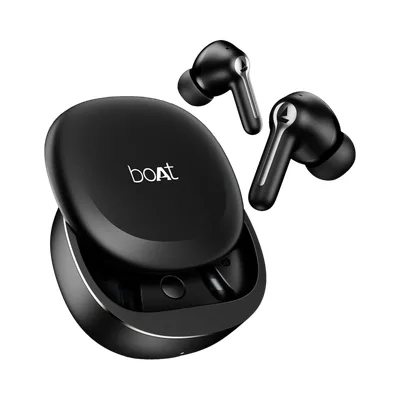 boAt Airdopes Prime 511, Volume Swipe Controls, 50H Battery, 4Mics ENx, App Support Bluetooth