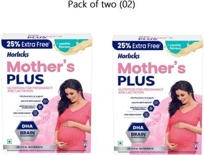 HORLICKS Mother's PLUS Nurtition for pregnancy and lactation | 25 Vital nutrients