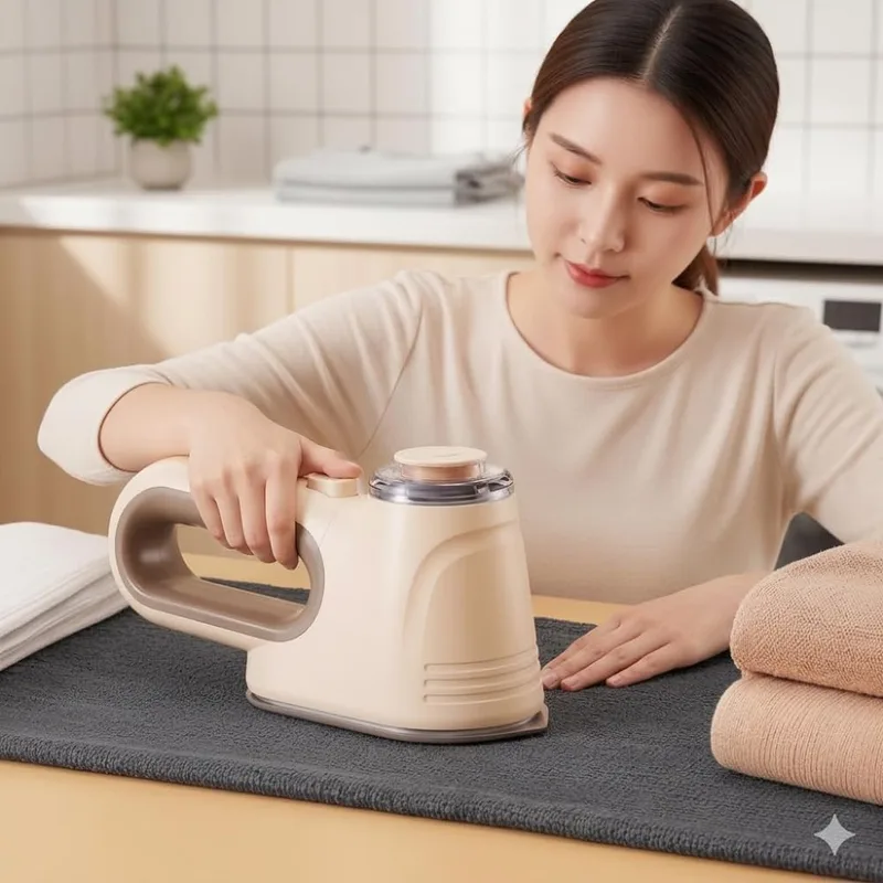 Portable Handheld Garment Steamer | 1000W Foldable Mini Travel Steam Iron | 160ml | Iron Rest Pads | Heat Resistant | Anti-Slip Mat | Protective Waterproof Insulation Mat | Assorted (Color Multi)