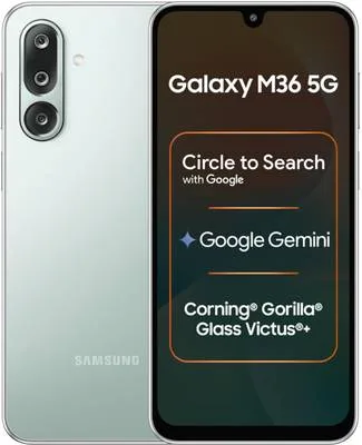 Samsung M36 5G (Light Green, 128 GB)