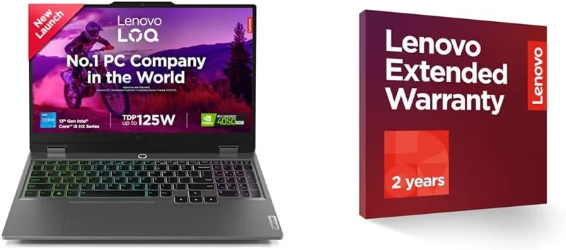 Lenovo LOQ 2024, Intel Core i5-13450HX, 13th Gen, NVIDIA RTX 4050-6GB, 16GB RAM, 512GB SSD, FHD 144Hz, 15.6"/39.6cm, Windows 11 2 Year Onsite Warranty + Accidental Damage Protection