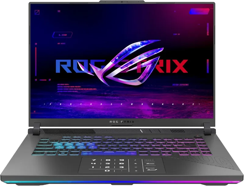 ASUS ROG Strix G16 (2026), AMD Ryzen 9 8940HX,RTX 5060-8GB, 16GB RAM (Upgradeable),1TB SSD, 2.5k FHD+,16"(40 cm), Win 11, M365 Basic(1Y),Office 2024, Eclipse Gray, 2.5 Kg, G614PM-TS219WS,Gaming Laptop