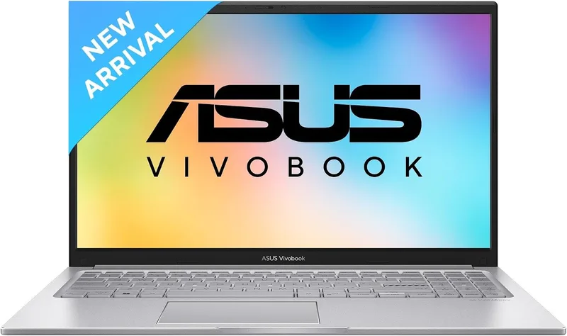 ASUS Vivobook 15, (i5 14th Gen) Intel Core 5 120U,Thin & Light Laptop (16GB RAM/512GB SSD/FHD/15.6"/60Hz/Backlit Keyboard/Windows 11/Office 2021/Cool Silver/1.70 kg) X1504VAP-BQ224WS