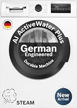 Bosch 7 kg 5 Star Front Load Fully-Automatic Washing Machine, Steam Antibacterial Tech, AI ActiveWater, 15 Wash Programs, 53L Large Drum, SoftCare Paddle, White, WAJ24263IN (2026 Model)