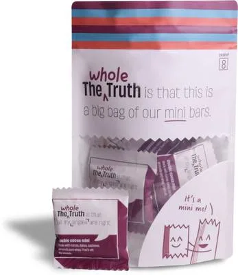 The Whole Truth Double Cocoa | Pack of 8 | Mini Protein Bars