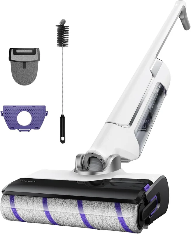 NARWAL S20 Smart Cordless Vacuum Mop – Advanced Wet and Dry Floor Cleaner with 18,000Pa Suction Power, 60-Minute Battery Life, AI Dirt Detection, and Self-Cleaning System