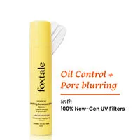 Foxtale SPF 70 Gel-Cream Sunscreen for Oily Skin with PA++++ & Niacinamide