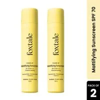Foxtale SPF 70 PA++++ Mattifying Sunscreen - Pack Of 2