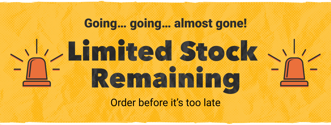 We'd hate to see you miss a beat. These are selling out, so if you still need them, now's the time.