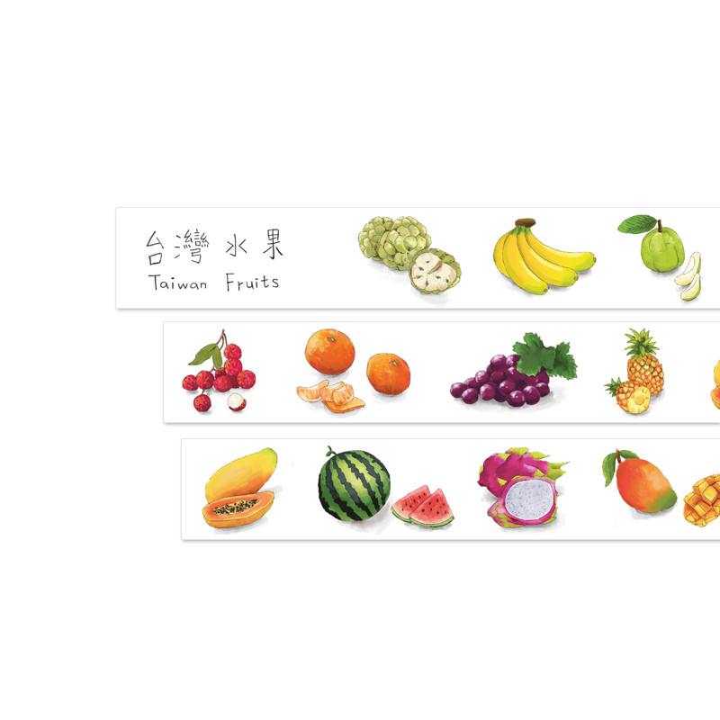 紙膠帶-手繪水果