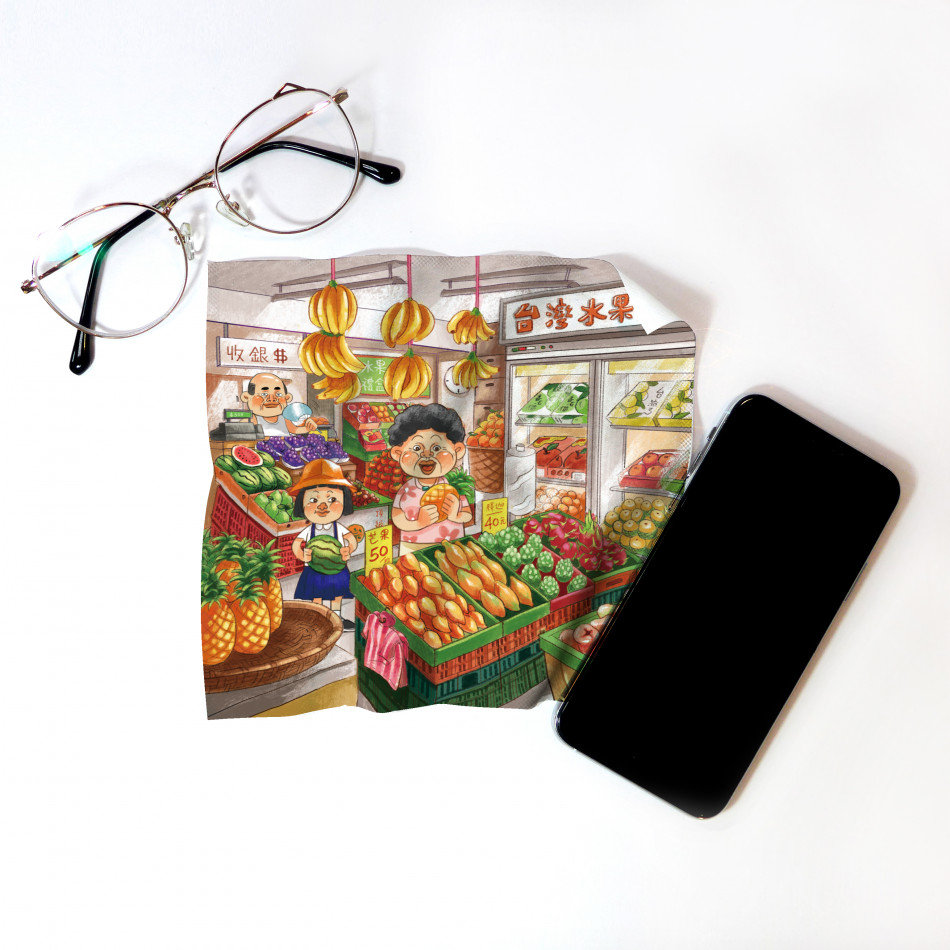 水果攤-叫我三嬸婆萬用布