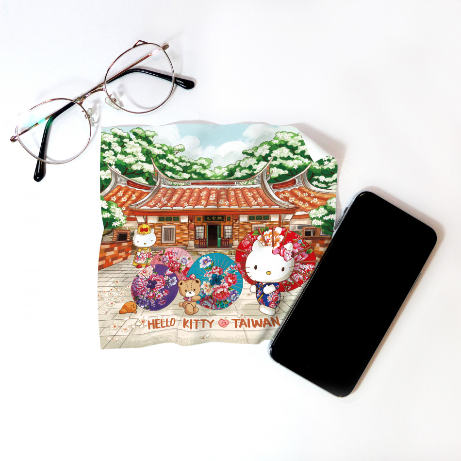 [台灣限定]台灣三合院-Hello Kitty萬用布