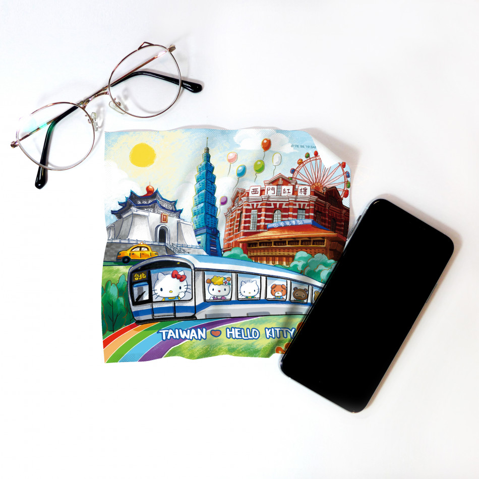 [台灣限定]觀光台北-Hello Kitty萬用布