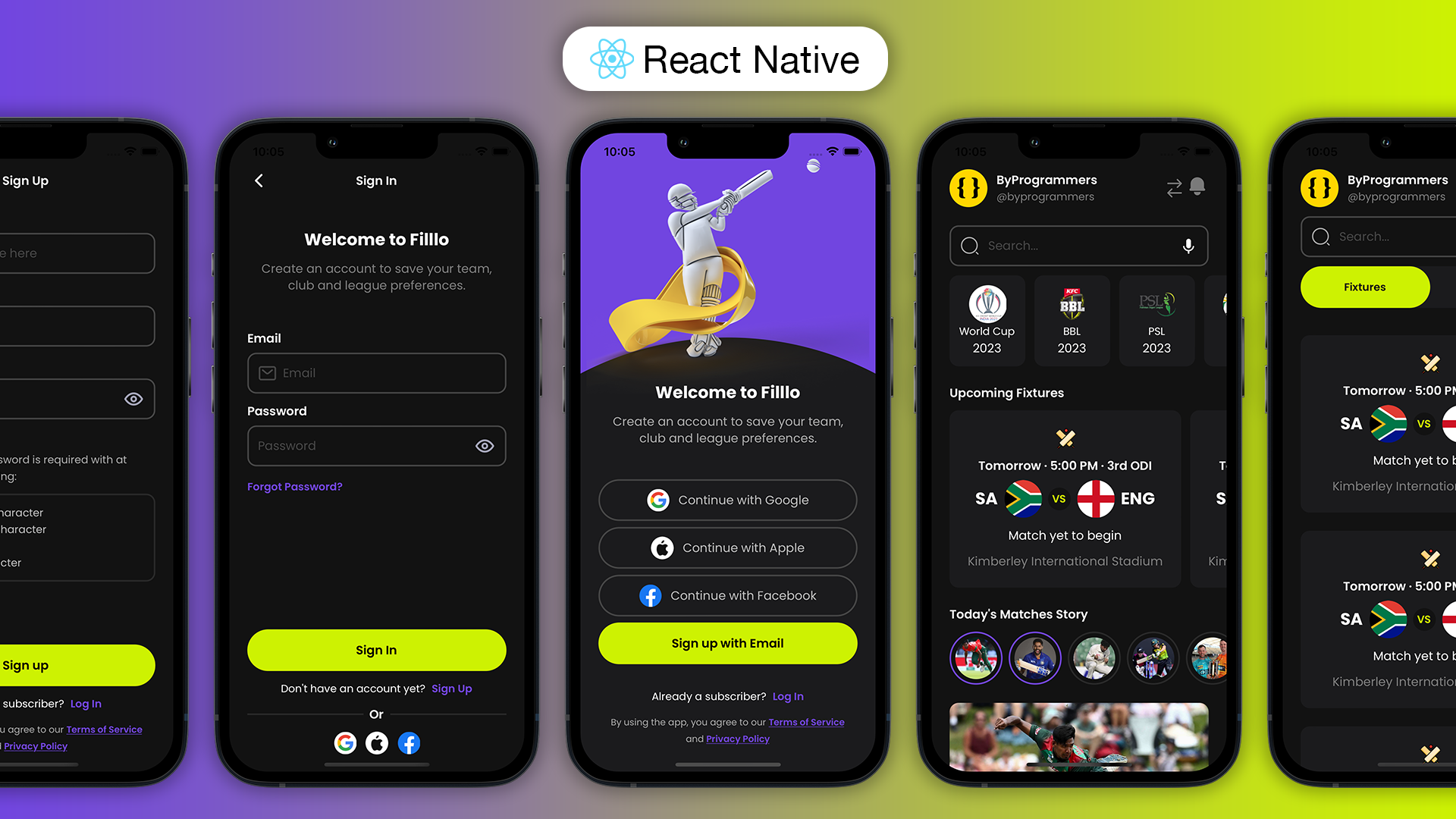 Cricket Live Score App