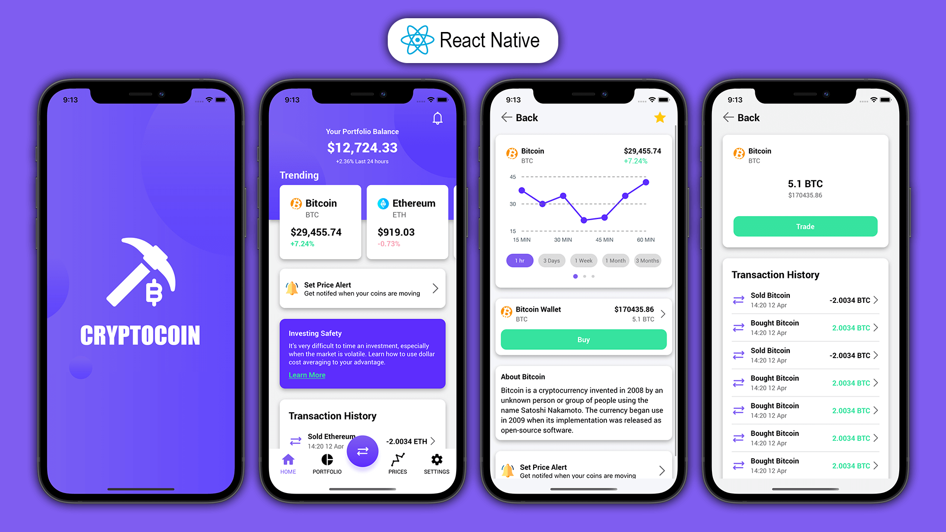 ByProgrammers - Cryptocurrency App