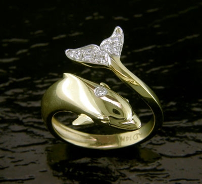 Steven Douglas - Dolphin Wrap Ring F007D | By The Bay Gallery | Morro ...