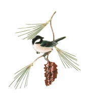 Bovano - W414 - Chickadee on Pine Sprig