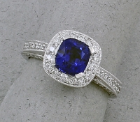 Michael Chang - Sapphire & Diamond Ring MC-08258-12