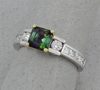 Michael Chang - Tourmaline & Diamond Ring MC-10321-08