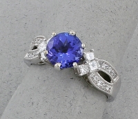 Michael Chang - Tanzanite & Diamond Ring MC-50072-46