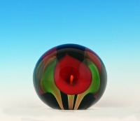 Scott Bayless - Mini Paperweight - Red Calla Lily