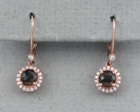 Stanton Color - Smoky Quartz & Diamond Earrings SC-18280-13