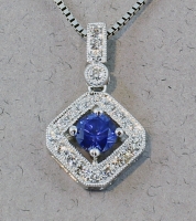 Stanton Color - Sapphire & Diamond  Pendant SC-14173-08