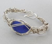 Carolyn Roche Designs: One of a kind Sea Glass Bracelet  - FF-CB