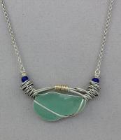 Carolyn Roche Designs: Double Wrap Sea Glass Necklace - CRD-WRAP-DBL