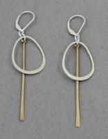 J & I - Sterling Silver & Gold Filled Earrings - GFX780E