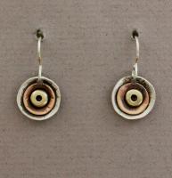 Joanna Craft - Earrings - Sterling Silver, Copper & Brass - E102