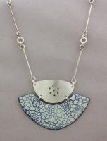 Joanna Craft - Necklace: Sterling Silver & Enamel - EN92