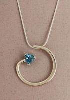 Joe Ebersol Jewelry - Necklace - P369 Blue Topaz