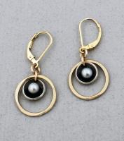 J & I - Sterling Silver & Gold Filled Earrings - FGP7E