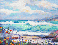 Karen Neely Original: BB128 Pacific Coast View